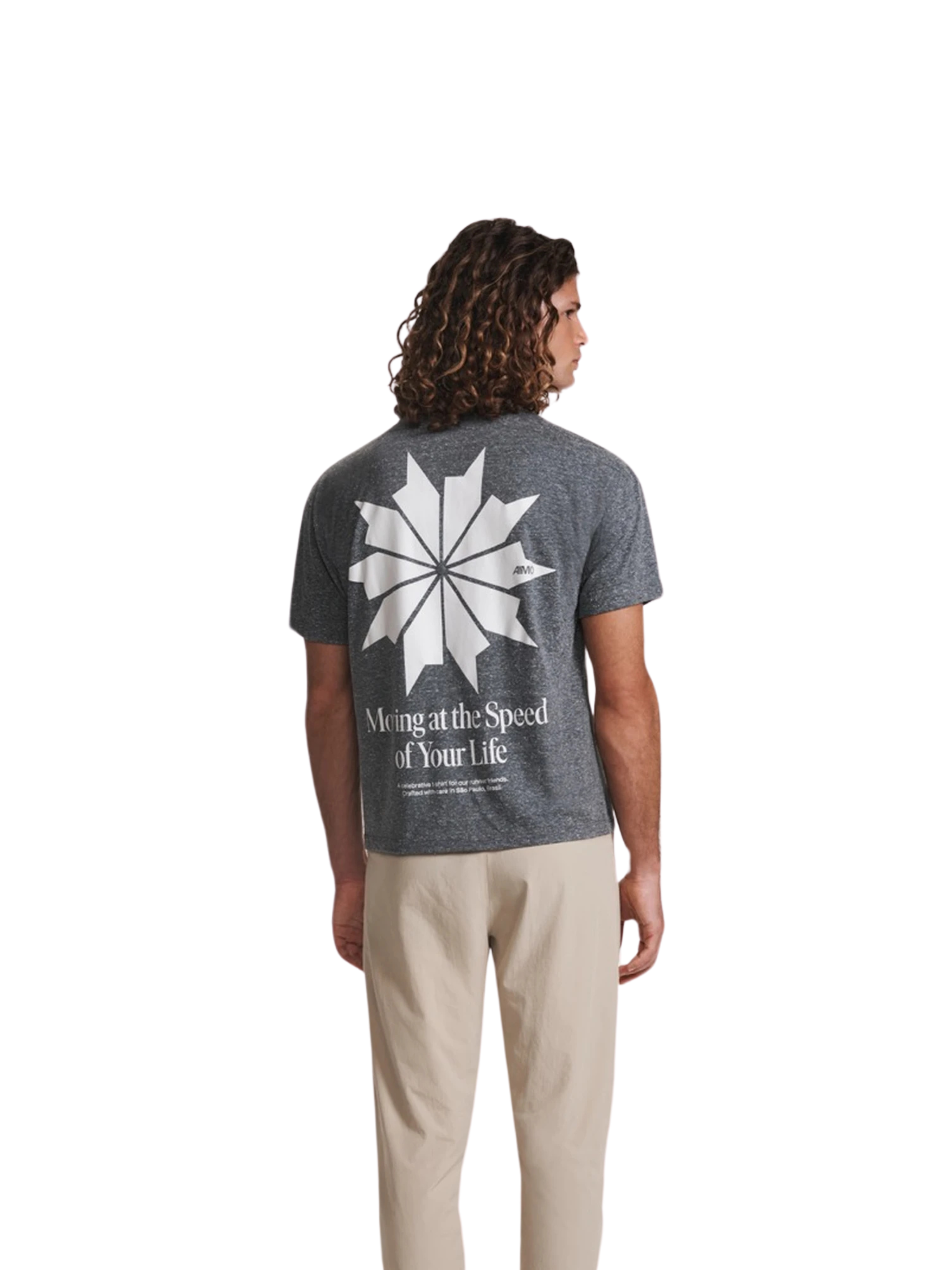 T-Shirt AIMO Camiseta Day Off Runner Friends "Cinza" - THE GAME